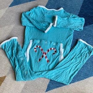 Kickee Pants 6-9 month Christmas snap coverall